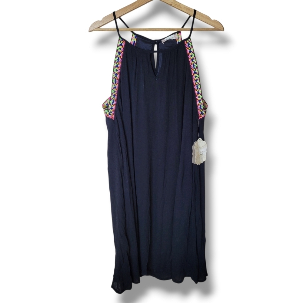Altar'd State Black Halter Dress NWT